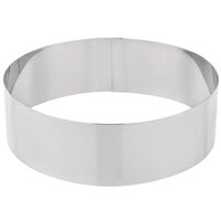American Metalcraft SR6103 10 inch x 3 inch Stainless Steel Round Cake Ring