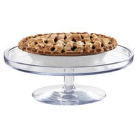 Cal-Mil 22057-14-12 14 inch x 5 inch Polycarbonate Footed Pedestal Cake Stand