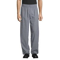 Uncommon Threads 4000 Unisex Houndstooth Customizable Classic Chef Pants - XS