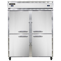 Continental Refrigerator 2RFEN-HD 57 inch Half Door Extra-Wide Dual Temperature Reach-In Refrigerator / Freezer