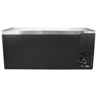 Continental Refrigerator BB79NGD 79 inch Black Glass Door Back Bar Refrigerator