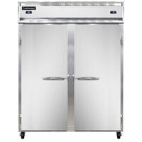 Continental Refrigerator 2RFEN 57 inch Solid Door Extra-Wide Dual Temperature Reach-In Refrigerator / Freezer