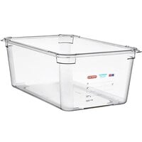 Araven 09835 Full Size Clear Polycarbonate Food Pan - 8" Deep