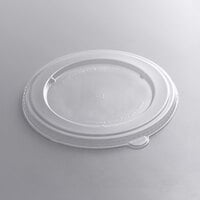 Tellus Products 24-32 oz. Round Flat Take-Out Lid - 300/Case