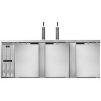 Continental Refrigerator KC90NSS Double Tap Kegerator Beer Dispenser - Stainless Steel, (4) 1/2 Keg Capacity