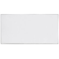 Aarco APS4896 48 inch x 96 inch White Syncoat Magnetic Marker Board with Aluminum Frame
