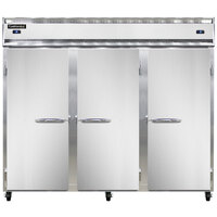 Continental Refrigerator 3RRFEN 85 1/2 inch Solid Door Extra-Wide Dual Temperature Reach-In Refrigerator / Refrigerator / Freezer