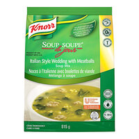 Knorr 18.2 oz. Soup du Jour Italian Style Wedding and Meatballs Soup Mix - 4/Case