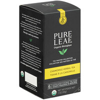 Pure Leaf Organic Chamomile Herbal Pyramid Tea Sachets - 20/Box