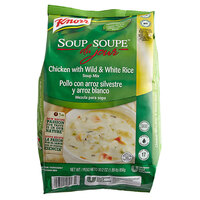 Knorr 30.2 oz. Soup du Jour Chicken with Wild and White Rice Soup Mix - 4/Case