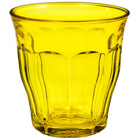 Duralex 1027SR06SA Picardie 8.75 oz. Yellow Stackable Glass Tumbler - 48/Case