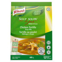 Knorr 14.4 oz. Soup du Jour Chicken Tortilla Soup Mix - 4/Case