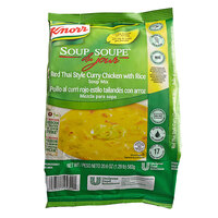 Knorr 20.6 oz. Soup du Jour Thai Red Chicken Curry with Rice Soup Mix - 4/Case