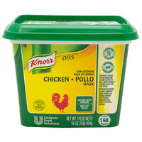 Knorr 1 lb. 095 Low Sodium Chicken Bouillon Base - 12/Case
