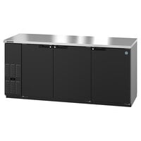 Hoshizaki BB80 80 inch Black Back Bar Refrigerator
