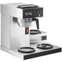 Avantco CMA3L Automatic Coffee Maker with 3 Lower Decanter Warmers - 120V, 1650W