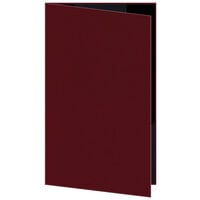H. Risch 5000H-ST 5 inch x 9 inch Customizable Wine Double Panel Check Presenter with Interior Strips