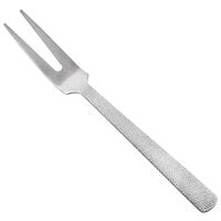 American Metalcraft SVHF10 10" Hammered Stainless Steel Vintage Cold Meat Fork