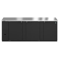 Hoshizaki BB95 95 1/2 inch Black Back Bar Refrigerator