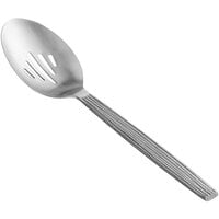 American Metalcraft WVASS10 10" Wavy Aged Stainless Steel Slotted Spoon