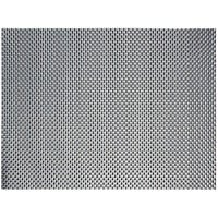 Front of the House XPM081ESV83 Metroweave 16" x 12" Cocoa Basketweave Woven Vinyl Rectangle Placemat - 12/Pack