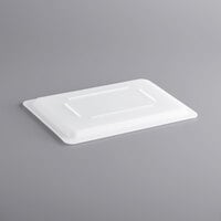 Vigor 18 inch x 12 inch White Polyethylene Food Storage Box Lid