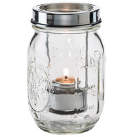 Hollowick 1610C Firefly Clear Jar with Tealight Cradle