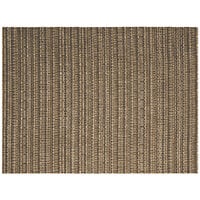 Front of the House XPM079ESV83 Metroweave 16 inch x 12 inch Mocha Urban Woven Vinyl Rectangle Placemat - 12/Pack