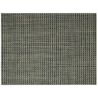 Front of the House XPM056GRV83 Metroweave 16" x 12" Olive Basketweave Woven Vinyl Rectangle Placemat - 12/Pack