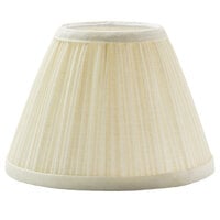 Hollowick 296I 6" Ivory Fabric Shade