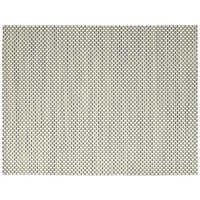Front of the House XPM038TAV83 Metroweave 16 inch x 12 inch Tan Basketweave Woven Vinyl Rectangle Placemat - 12/Pack