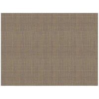 Front of the House XPM097GOV83 Metroweave 16" x 12" Gold Mesh Woven Vinyl Rectangle Placemat - 12/Pack