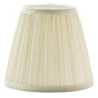 Hollowick 295I 5" Ivory Fabric Shade