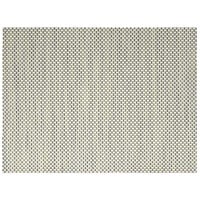 Front of the House XPM067GRV83 Metroweave 16" x 12" Sage Basketweave Woven Vinyl Rectangle Placemat - 12/Pack