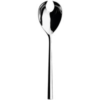 Sola MB307 Living Mirror 8 5/8 inch 18/10 Stainless Steel Extra Heavy Weight Serving Fork by Arc Cardinal - 12/Case