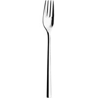 Sola MB300 Living Mirror 7 3/8 inch 18/10 Stainless Steel Extra Heavy Weight Dessert Fork by Arc Cardinal - 12/Case