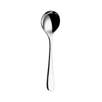 Sola MB277 Cloud 6 3/4 inch 18/10 Stainless Steel Extra Heavy Weight Bouillon Spoon by Arc Cardinal - 12/Case