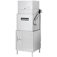 Champion DH6000-VHR Door-Type High Temperature Dishwashing Machine with Booster and Ventless Heat Recovery - 208-240V; 3 Phase