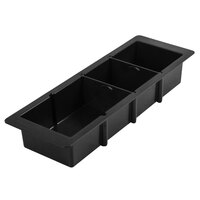 San Jamar MODL29001 4-Compartment Shallow Tray Insert for Modular Condiment Organizer