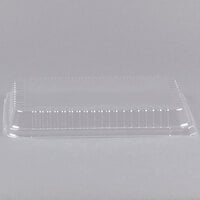 Durable Packaging Low Dome Lid for 1/4 Sheet Cake Pan - 100/Case