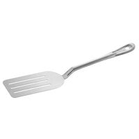 Vollrath 46934 14 1/4 inch Flexible Stainless Steel Slotted Spatula / Turner
