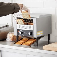 Galaxy MDT4 4-Slice Commercial Pop-Up Toaster - 120V