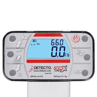 Cardinal Detecto APEX 600 lb. Eye-Level Digital Clinical Scale with Mechanical Height Rod