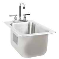 Advance Tabco DI-1-10 Drop-In Stainless Steel Sink 10" Deep