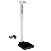 Cardinal Detecto solo-AC 550 lb. Digital Scale with Mechanical In-Line Height Rod and AC Adapter