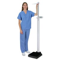 Cardinal Detecto solo 550 lb. Digital Scale with Mechanical In-Line Height Rod