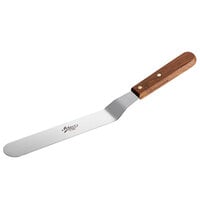 Ateco 1389 9 3/4 inch Blade Offset Baking / Icing Spatula with Wood Handle