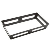 American Metalcraft GSC26 26 1/4 inch x 14 inch x 4 1/2 inch Full Size Black Twilight Iron Tapered Griddle Stand