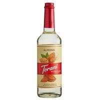 Torani Puremade Almond Flavoring Syrup 750 mL Glass Bottle