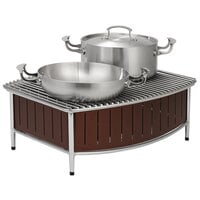 Vollrath 4667570 Brown Large Buffet Station with Wire Grill